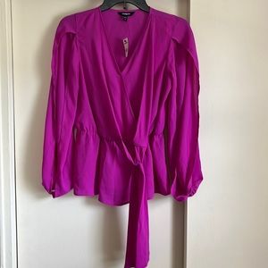 NWT Express fuchsia blouse